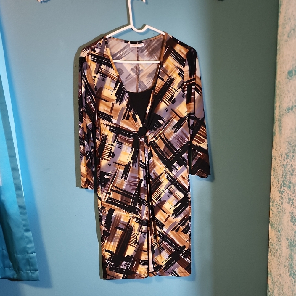Monroe & Main  Abstract Knit Dress P2P 20